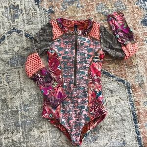 Maaji floral print swimsuit/bodysuit